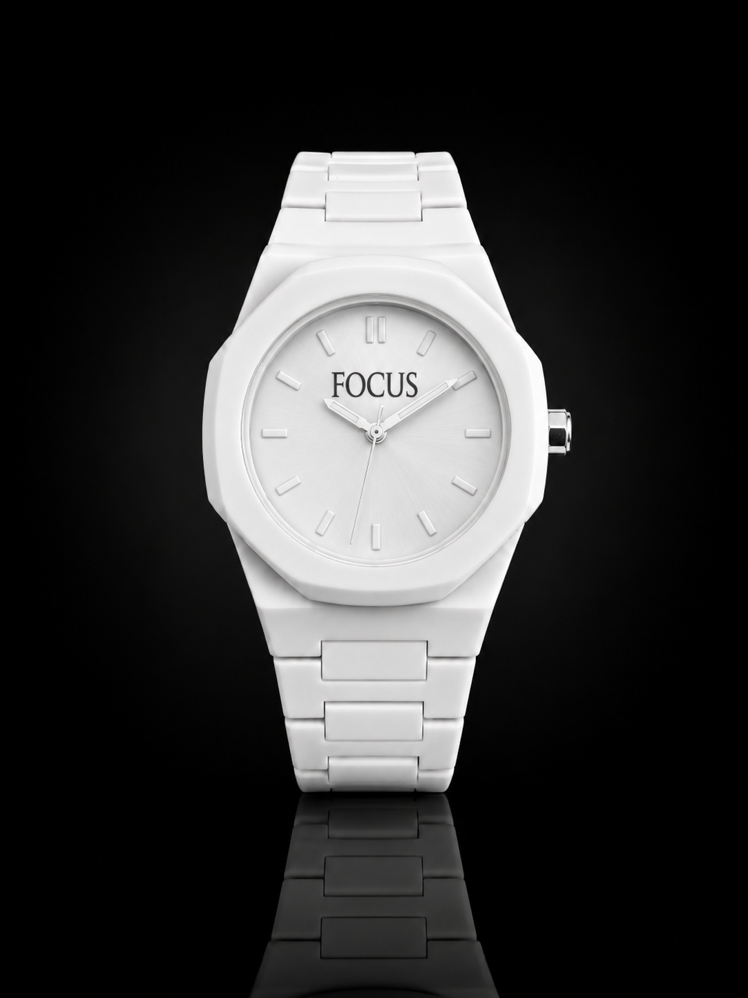 Orologio Focus bianco